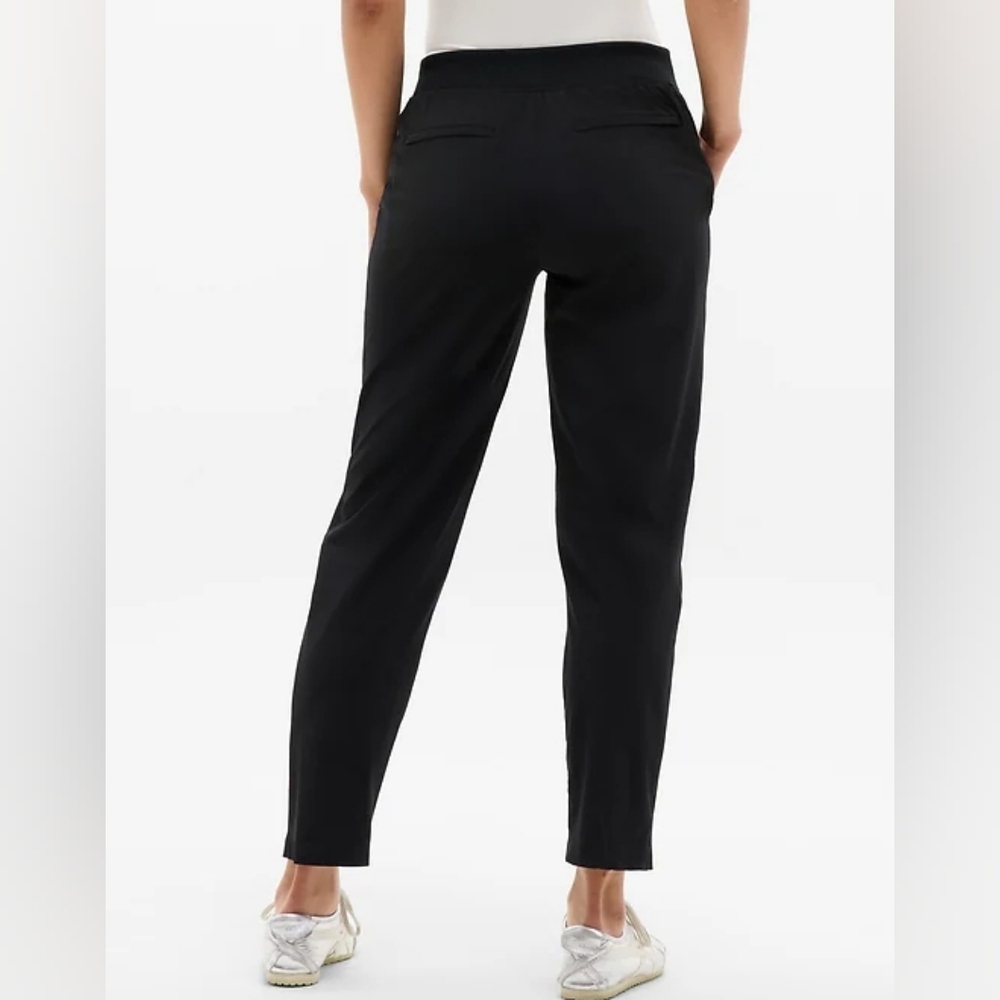 Athleta Brooklyn Mid Rise Ankle Pants Black Size 6